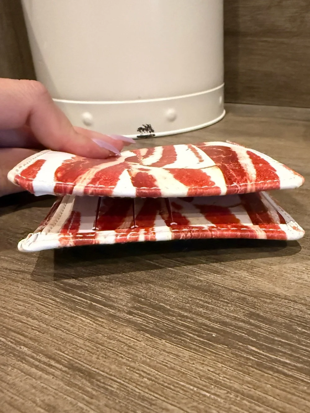Bacon Print Bifold Wallet